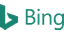 A green background featuring the Bing logo with a guarantee for SEO.
