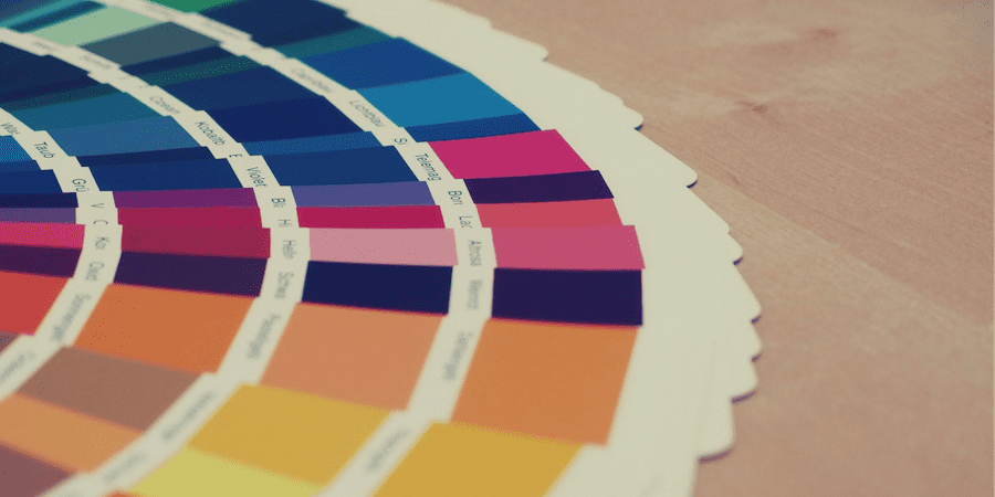 color palette brand experience