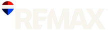 A circular icon with horizontal red, white, and blue stripes on the left; light text is faintly visible to the right on a white background.